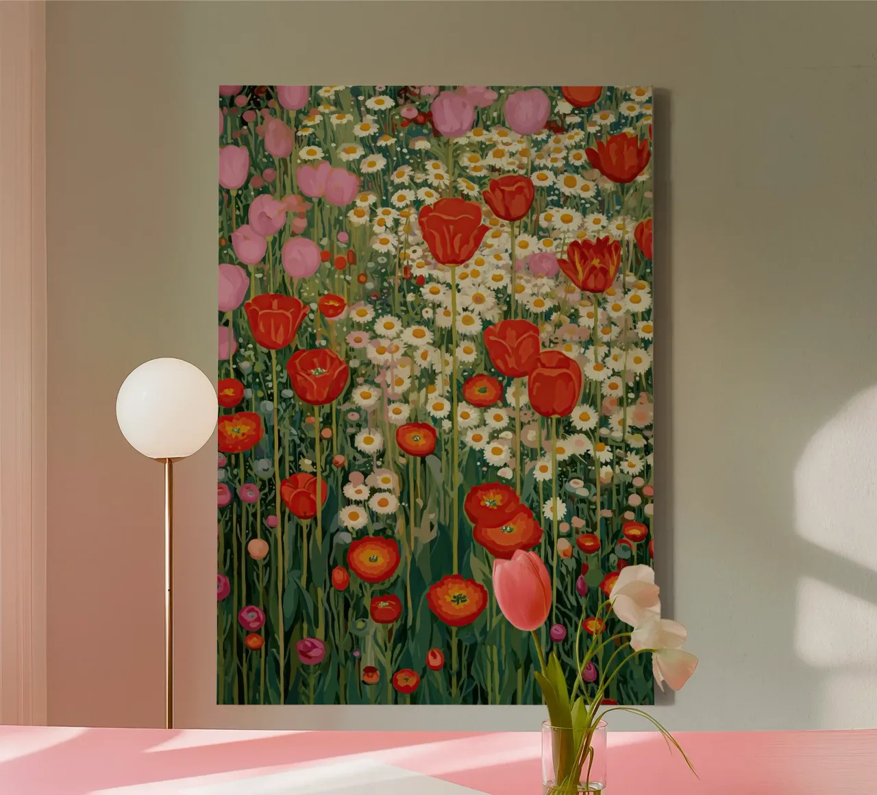 Soft Steps Through Spring tela da Amelie Rose