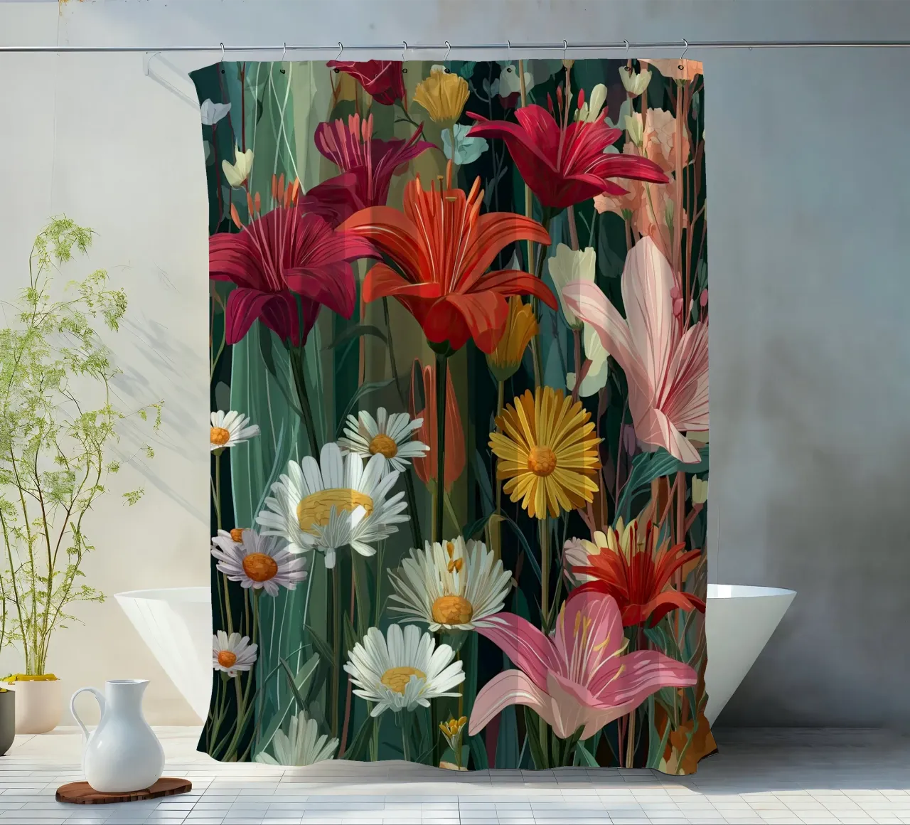 Lily Warmth, Daisy Calm tenda da doccia da Amelie Rose