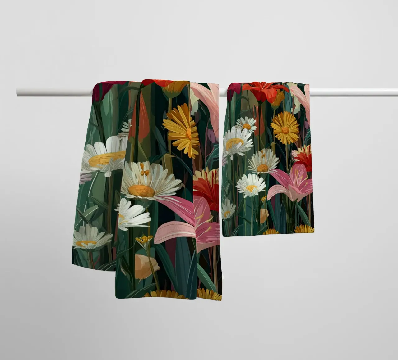 Lily Warmth, Daisy Calm asciugamano da bagno da Amelie Rose
