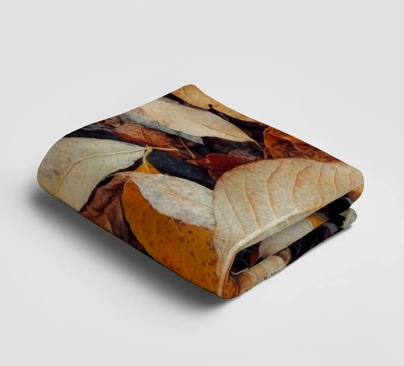 a red leaf towel by Earthly Visions