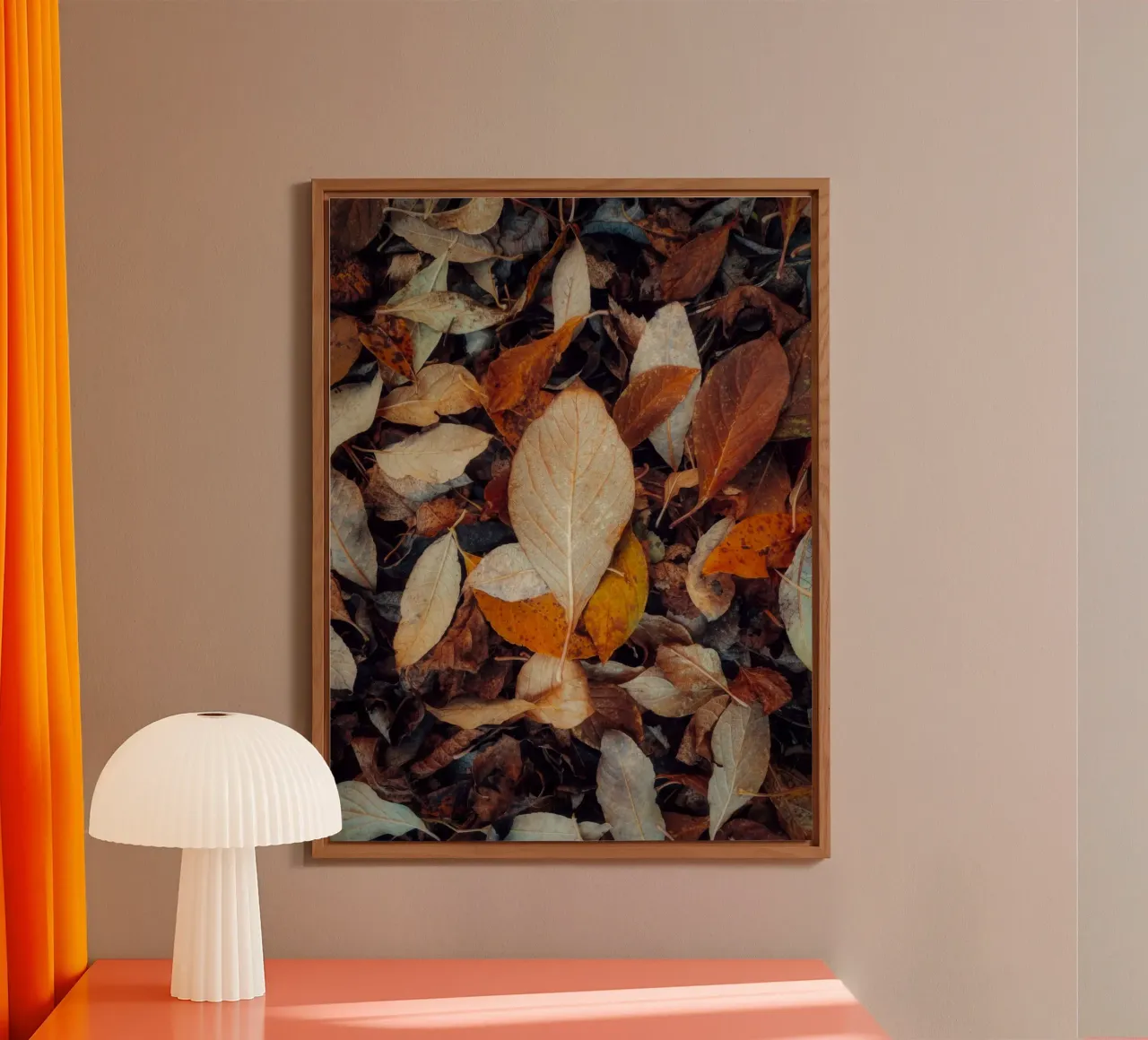 a red leaf forex plate by Earthly Visions