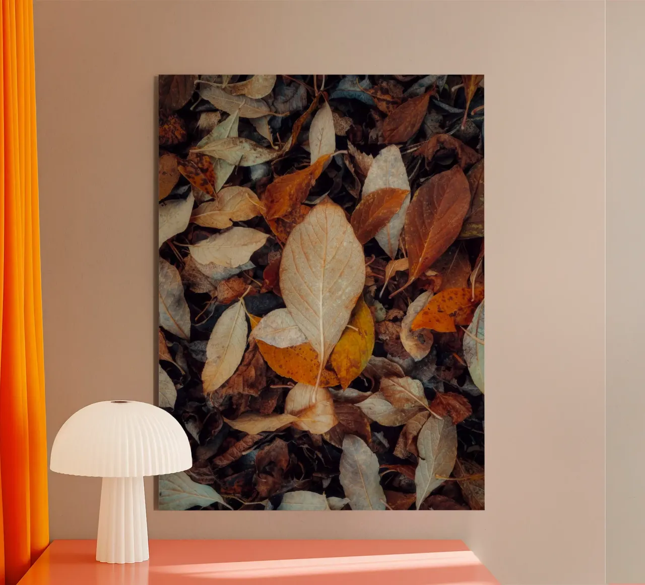 a red leaf forex plate by Earthly Visions