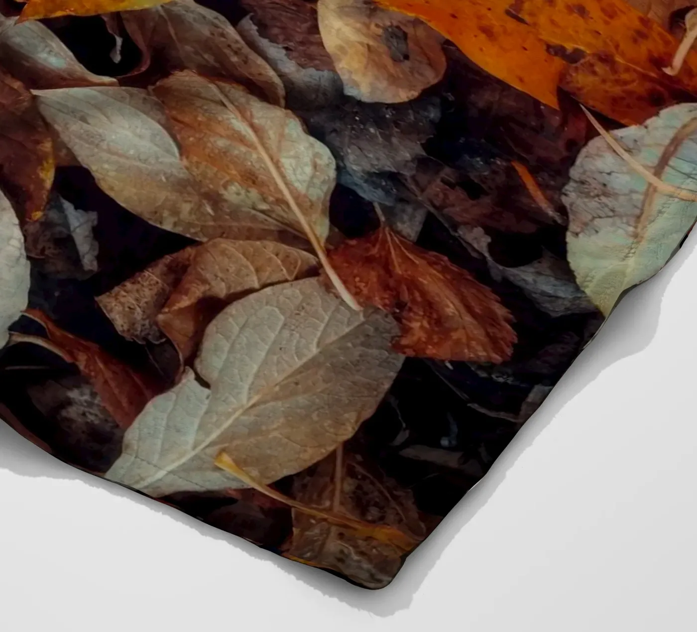 a red leaf plaid polaire de Earthly Visions