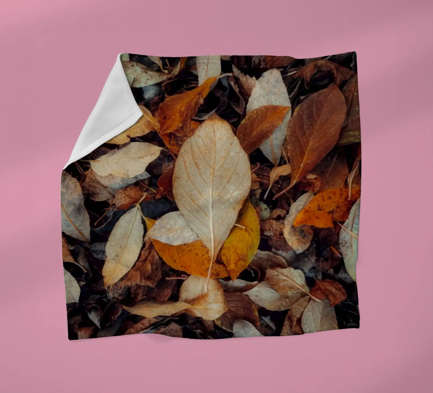 a red leaf plaid polaire de Earthly Visions