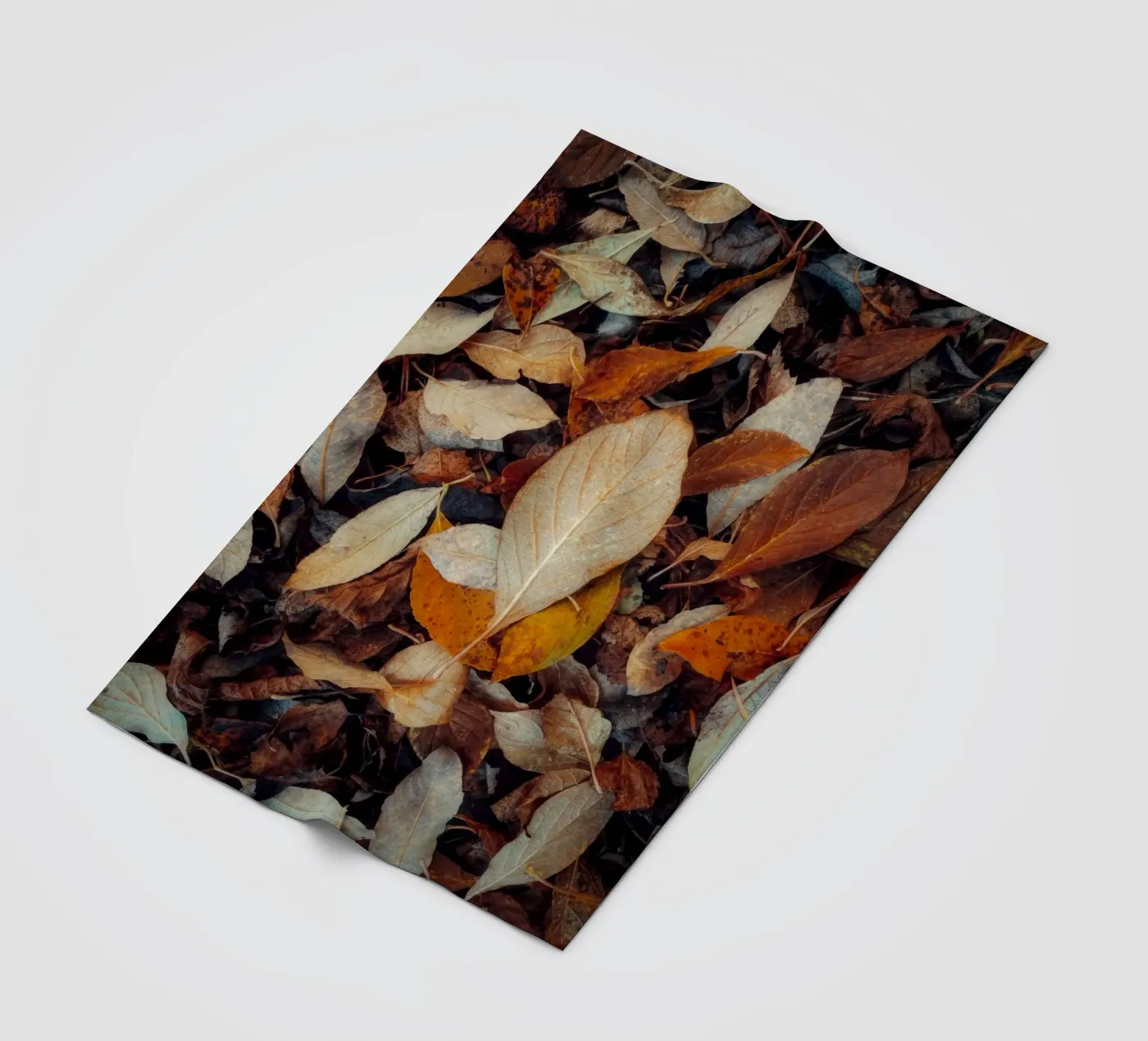 a red leaf plaid polaire de Earthly Visions