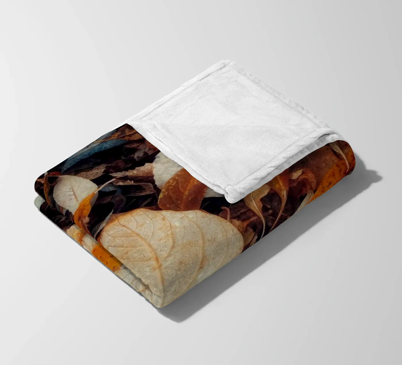 a red leaf plaid polaire de Earthly Visions