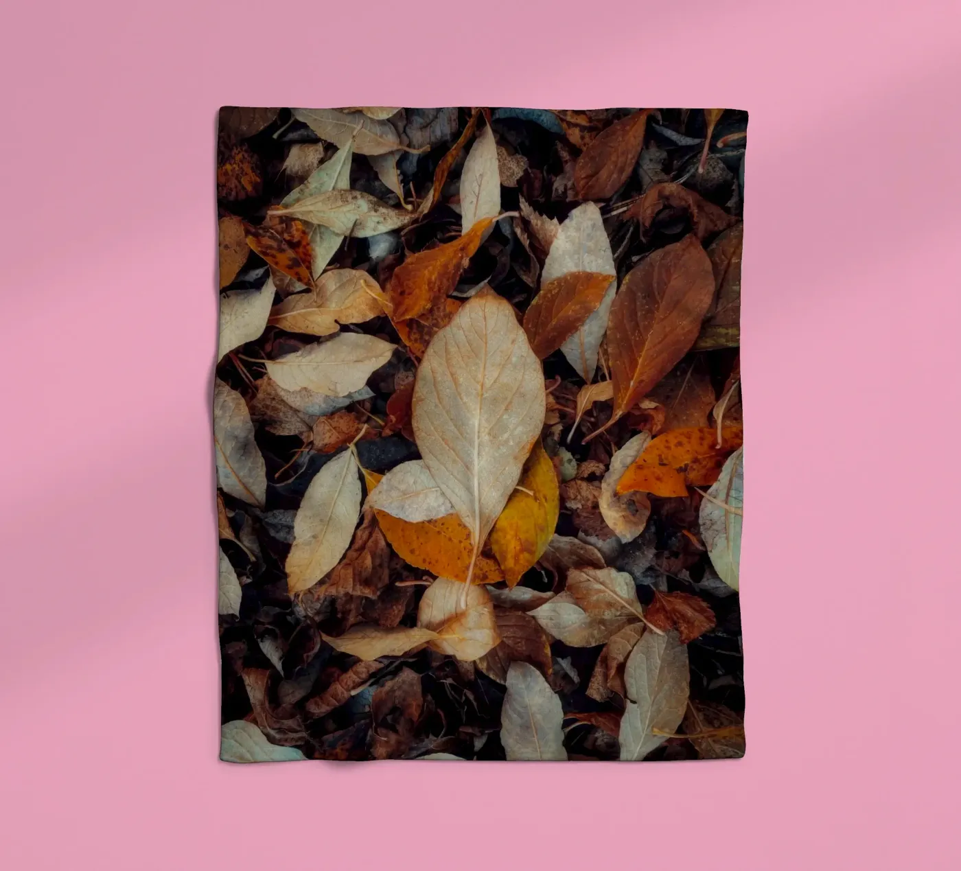 a red leaf plaid polaire de Earthly Visions