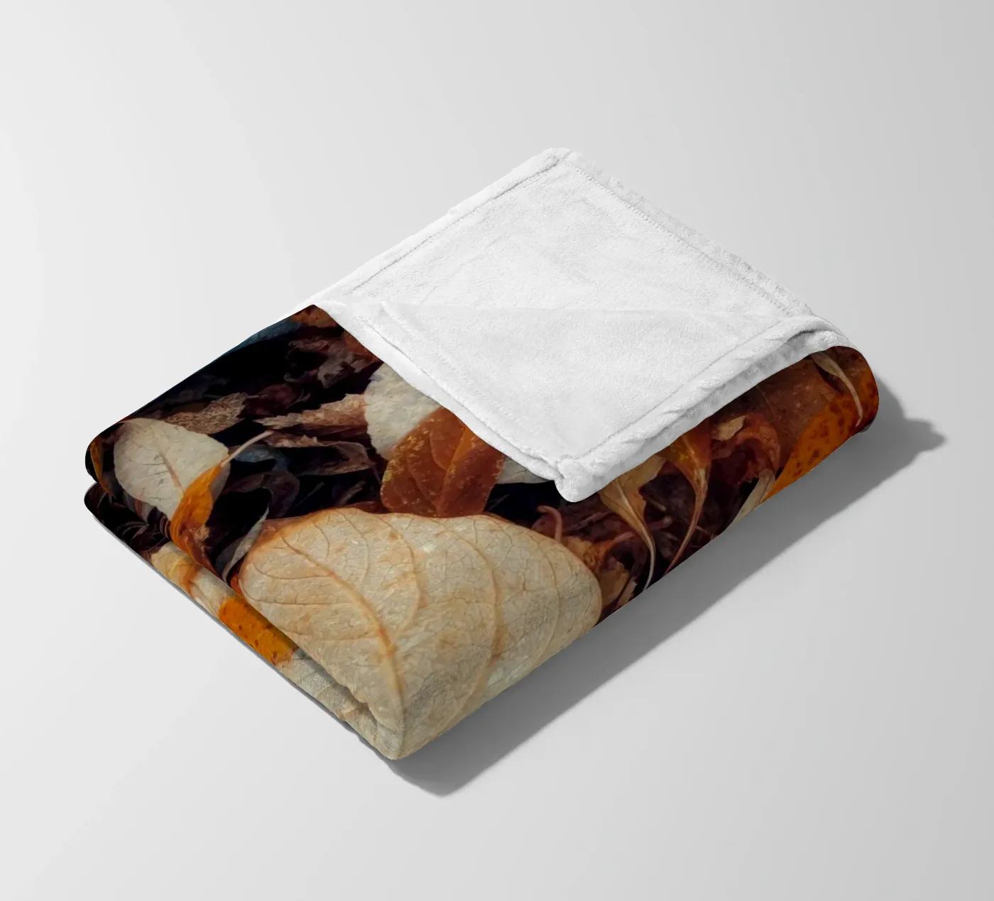 a red leaf plaid polaire de Earthly Visions