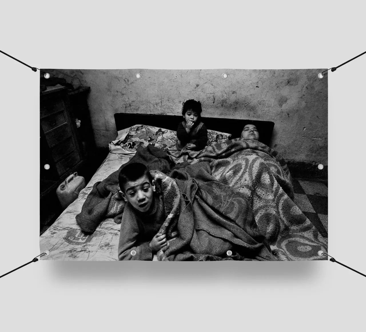 letizia battaglia - interview telo in pvc da Watson