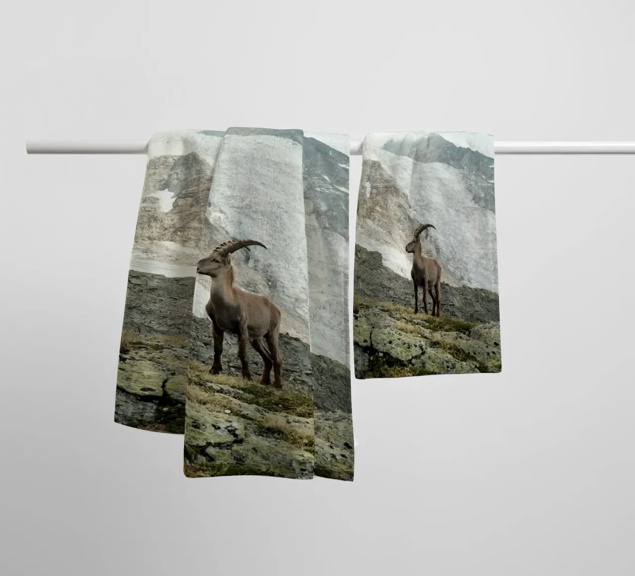 Ibex of Wallis asciugamano da bagno da FujiSwiss