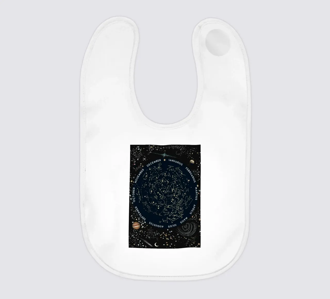 Venite con me a vedere le stelle bavaglino da Eva Nev