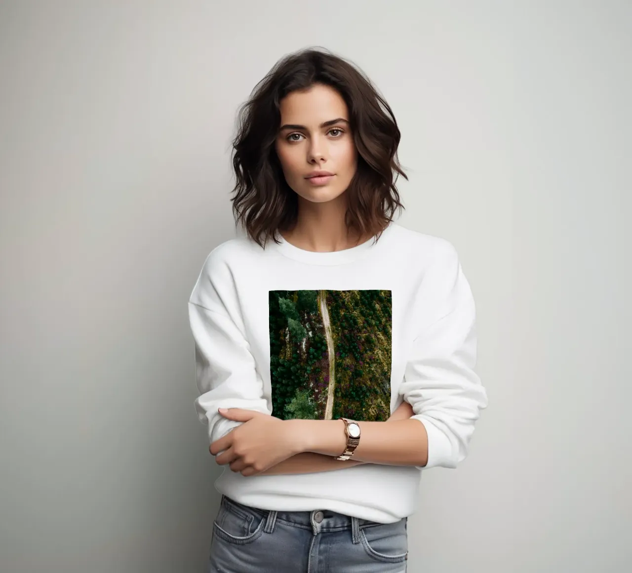 sentiero nella foresta felpa da Earthly Visions