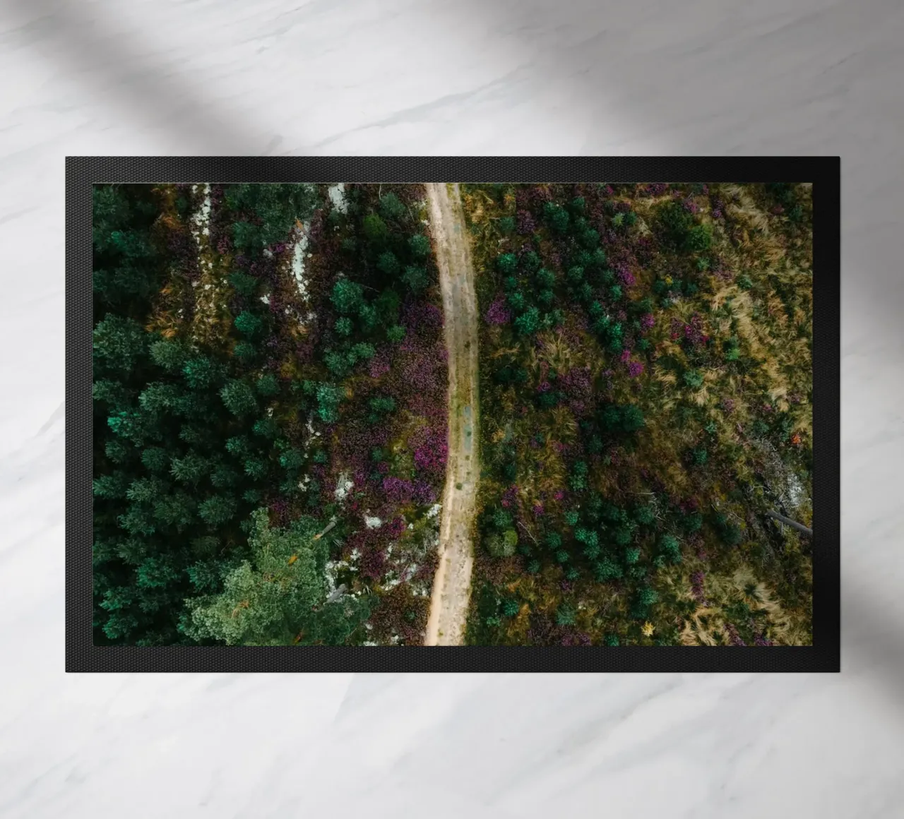 path in the forest doormat by Earthly Visions