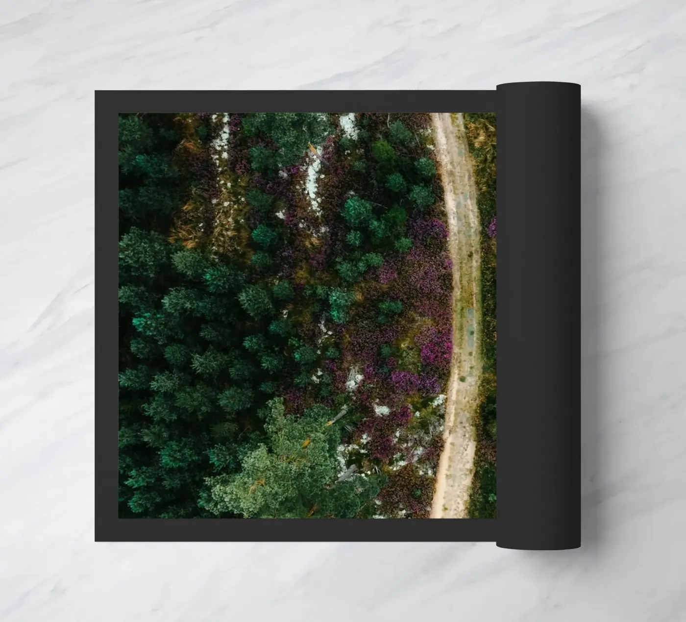 path in the forest doormat by Earthly Visions