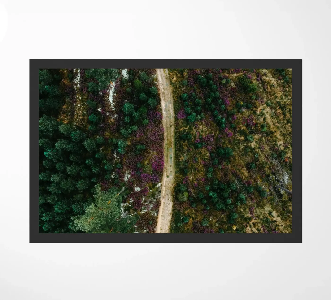 path in the forest doormat by Earthly Visions
