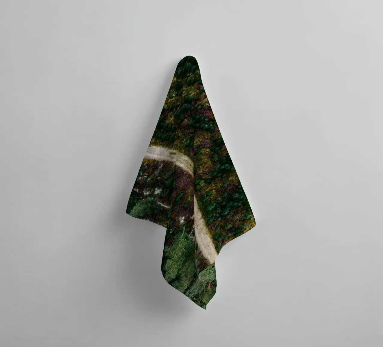 path in the forest towel by Earthly Visions