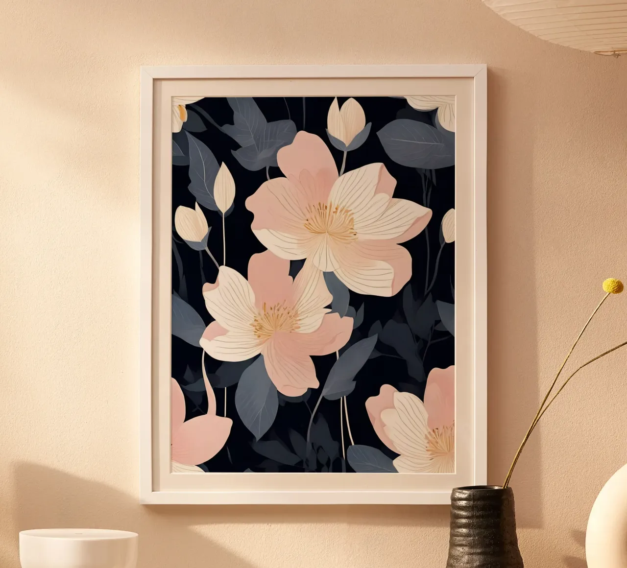Foglie tropicali poster con telaio in alluminio da Artistic-shop