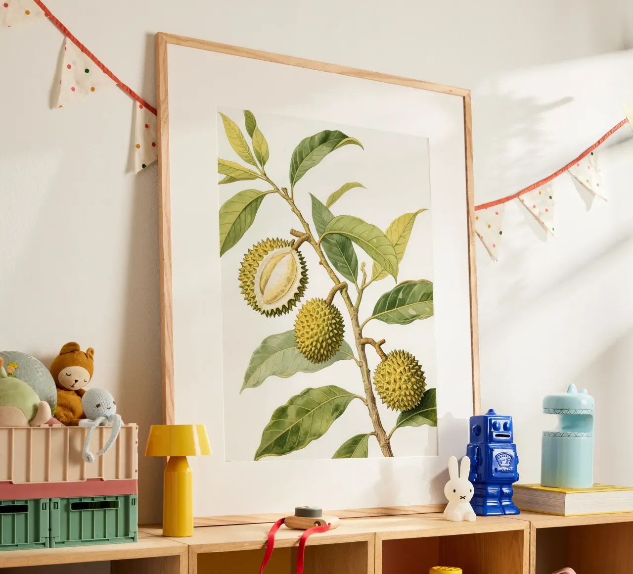 Pianta di Durian carta hahnemühle da knowledge
