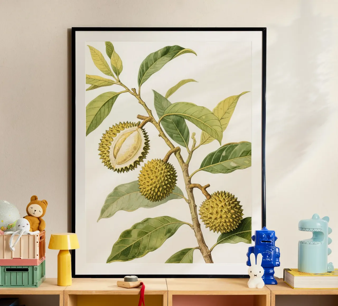 Pianta di Durian carta hahnemühle da knowledge