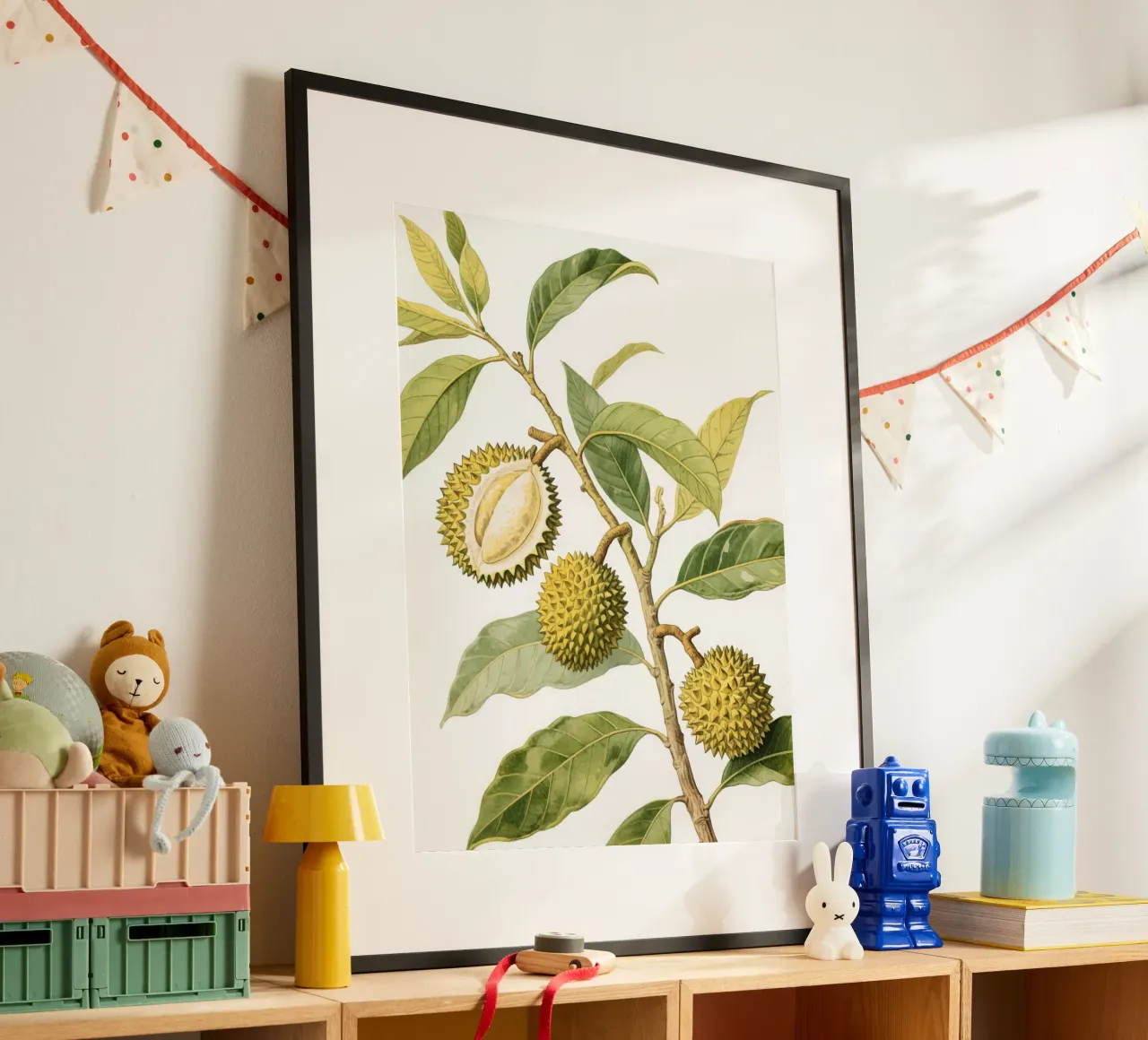 Pianta di Durian carta hahnemühle da knowledge