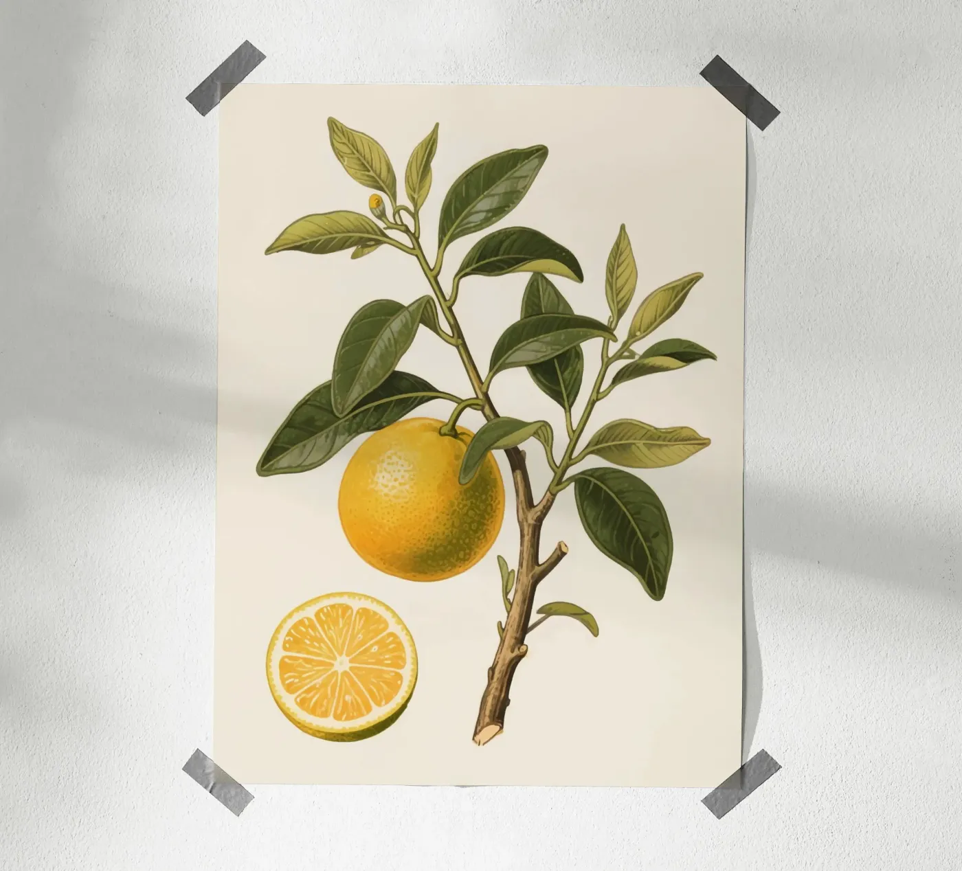 Fresh Orange poster by knowledge