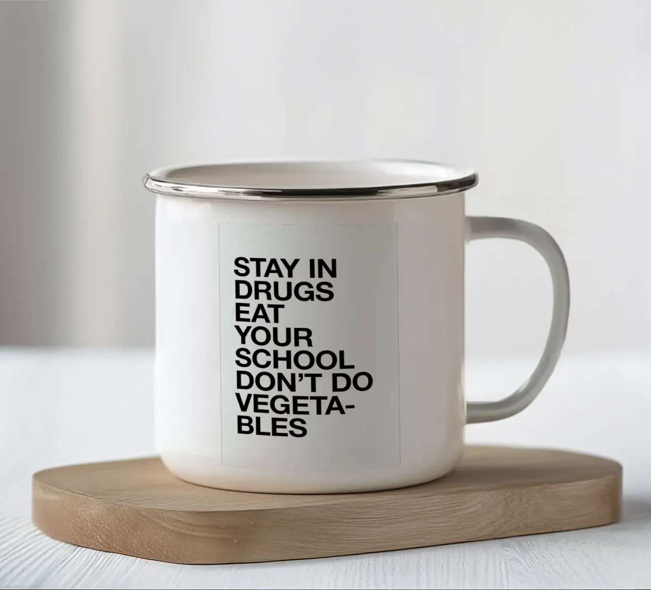 Fatherly Advice tazza in smalto da Studio One
