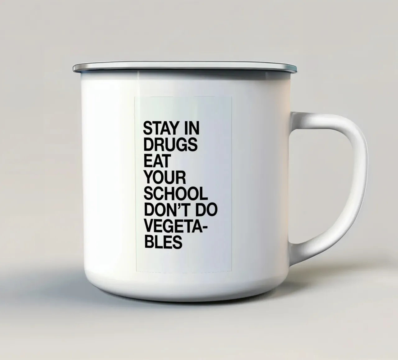 Fatherly Advice tazza in smalto da Studio One