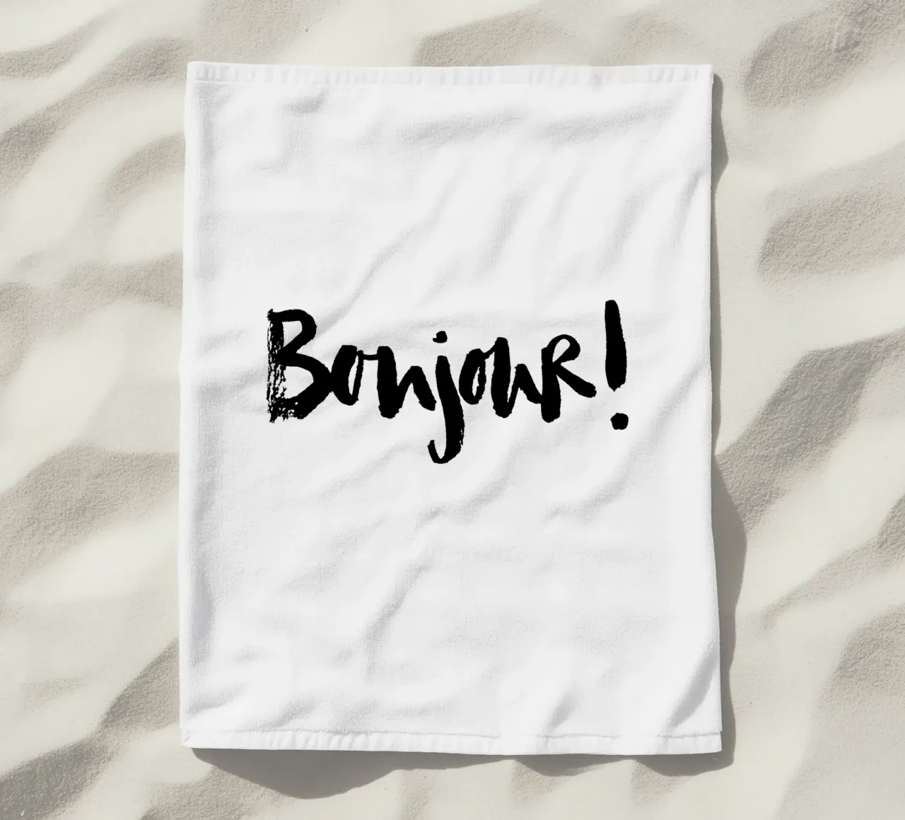 Bonjour telo mare da Brushmeetspaper