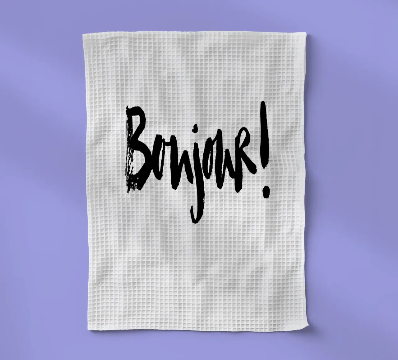 Bonjour canovaccio da cucina da Brushmeetspaper