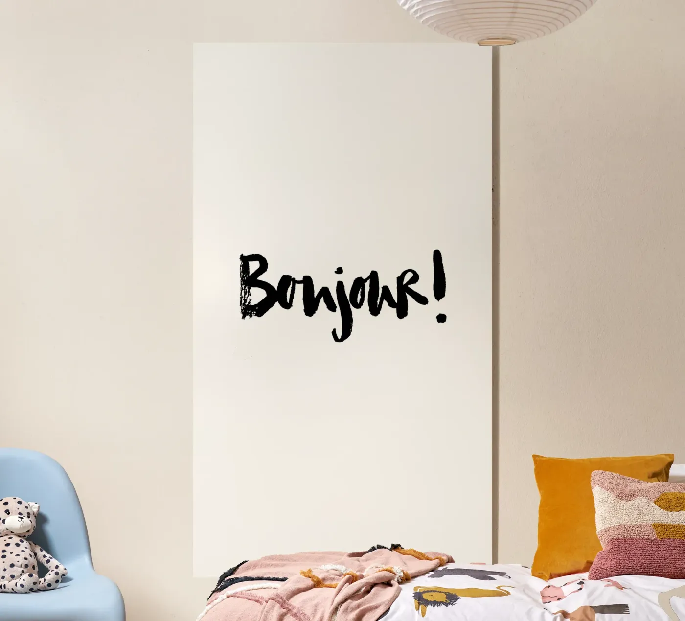 Bonjour plexiglas de Brushmeetspaper