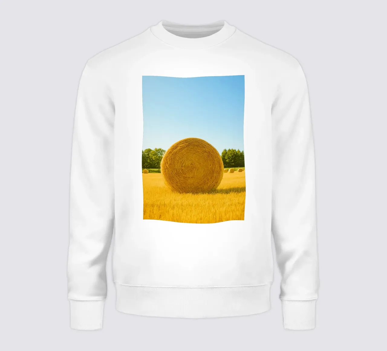 straw bale retro photography felpa da lottuz