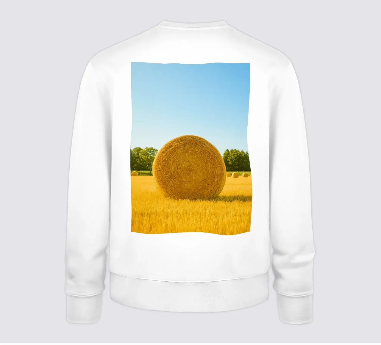straw bale retro photography felpa da lottuz