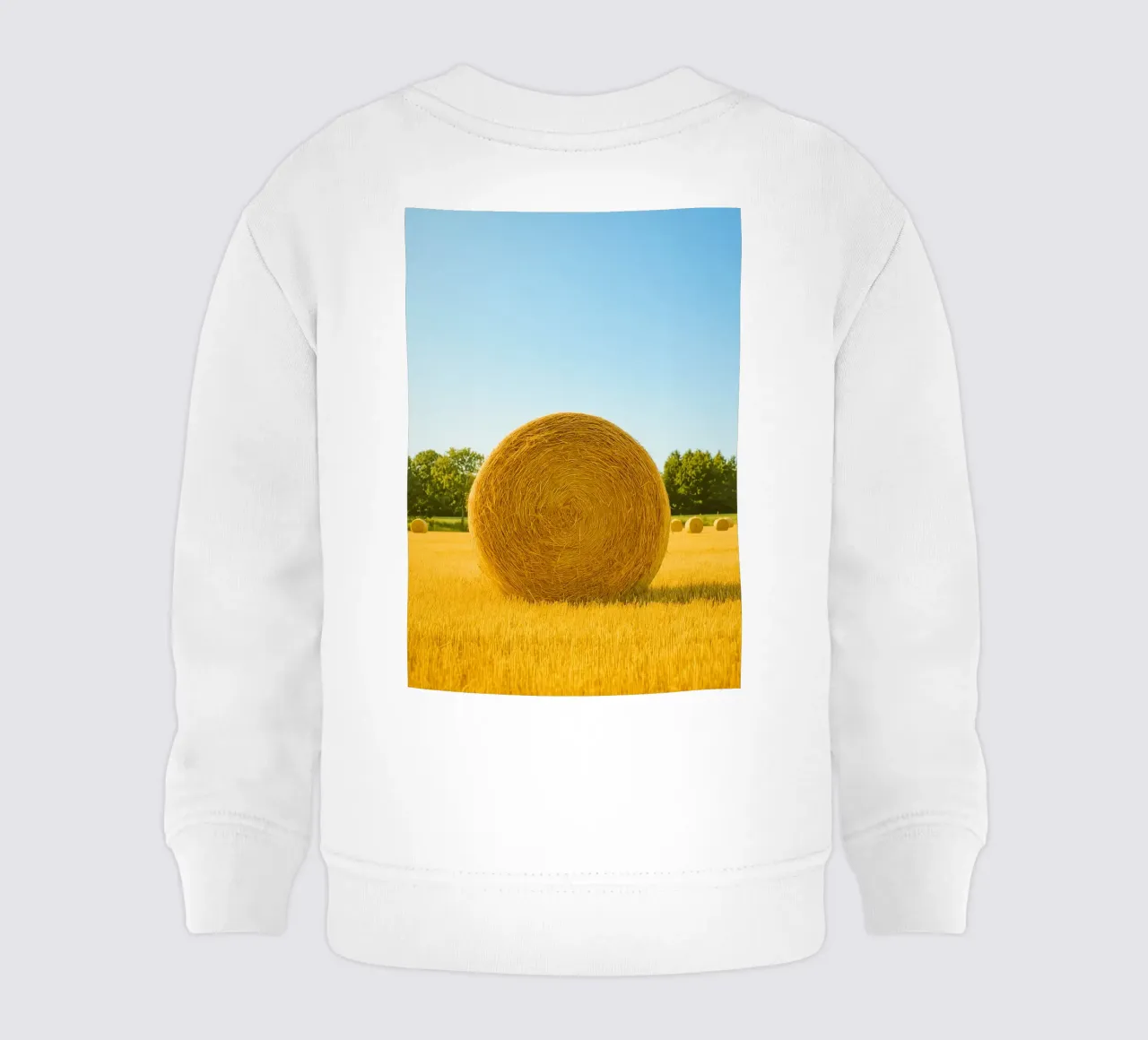 straw bale retro photography felpa neonato da lottuz
