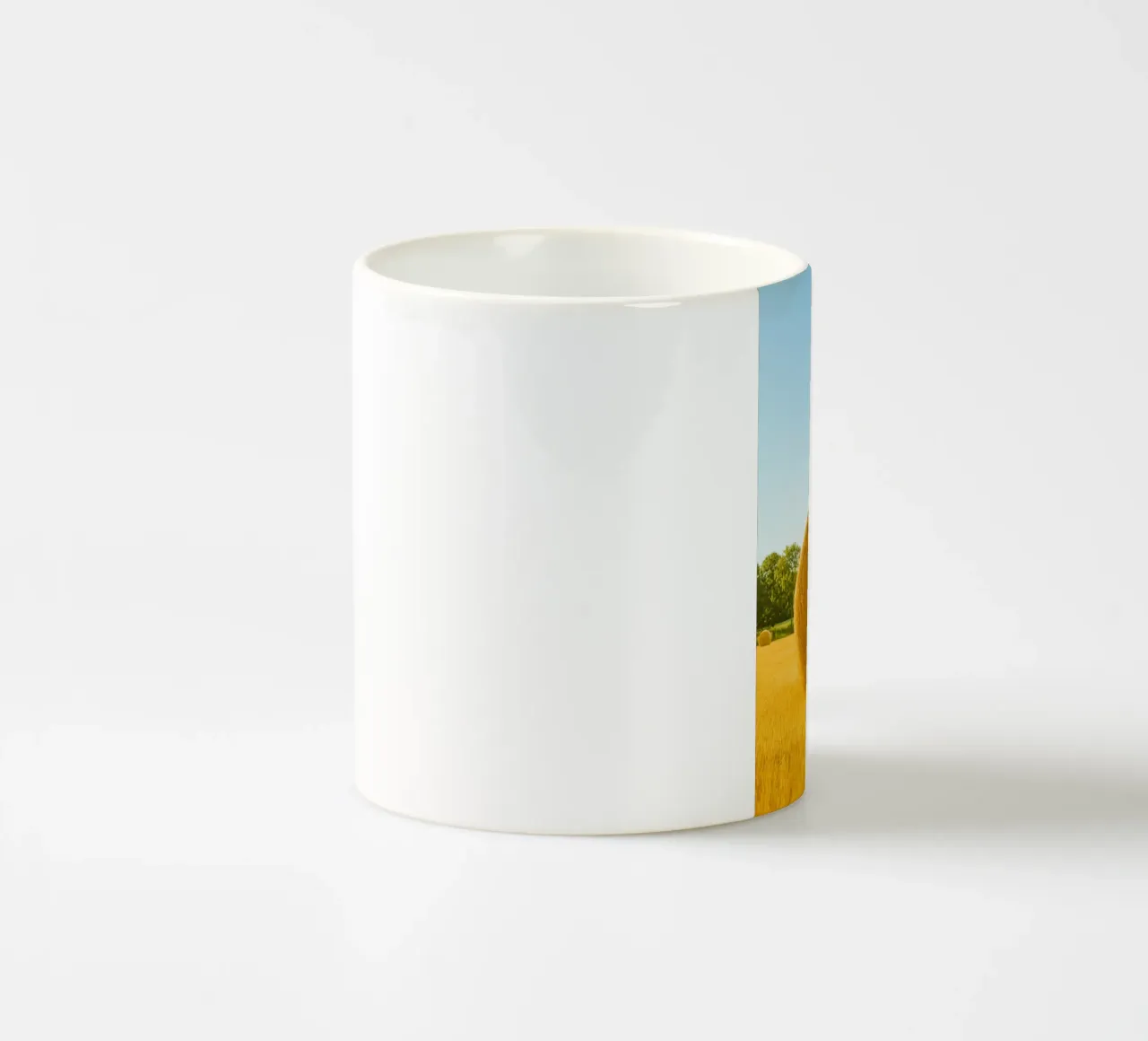 straw bale retro photography tazza in ceramica da lottuz