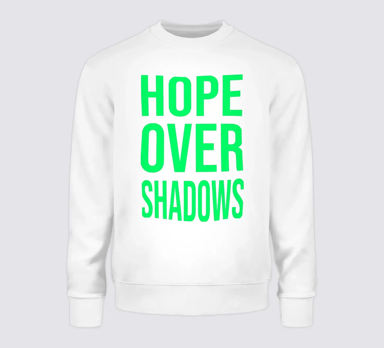 OVER Series- bold letters, brave values (5 colors) felpa da OVER SERIES