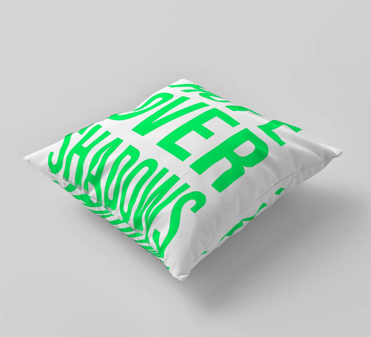 OVER Series- bold letters, brave values (5 colors) cuscino da OVER SERIES