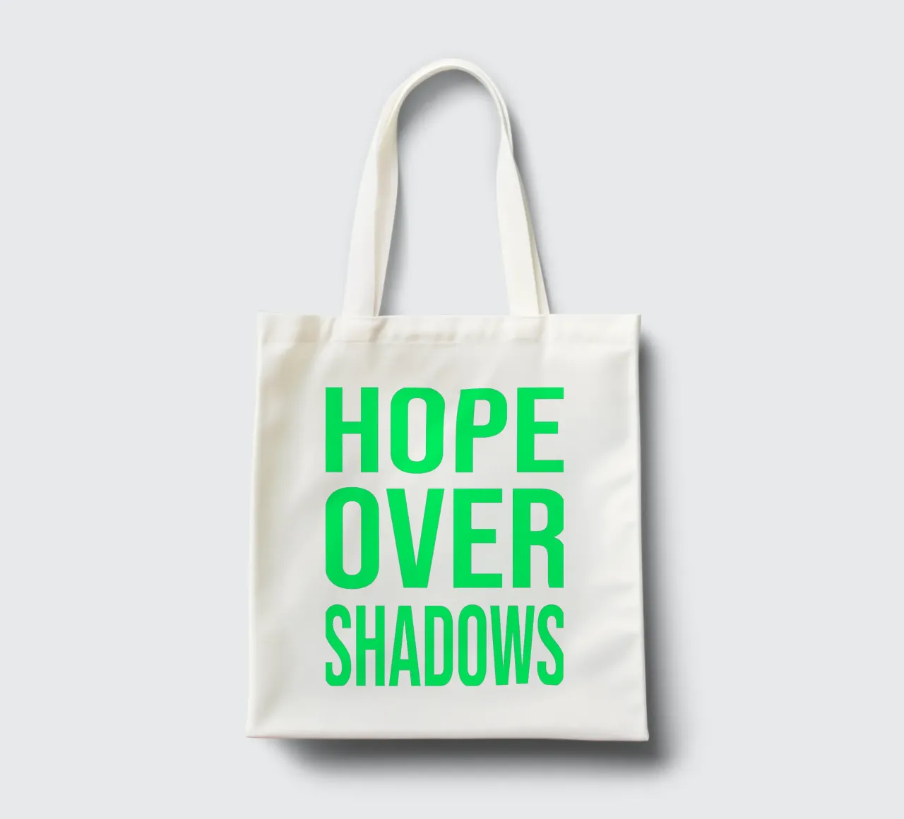 OVER Series- bold letters, brave values (5 colors) borsa in juta da OVER SERIES