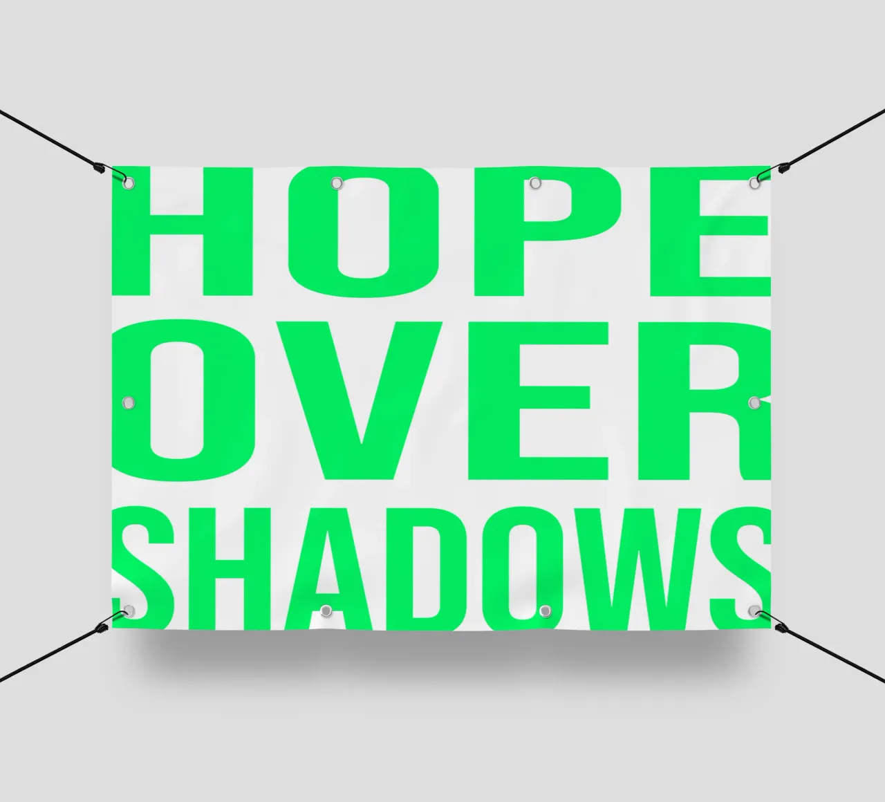 OVER Series- bold letters, brave values (5 colors) telo in pvc da OVER SERIES