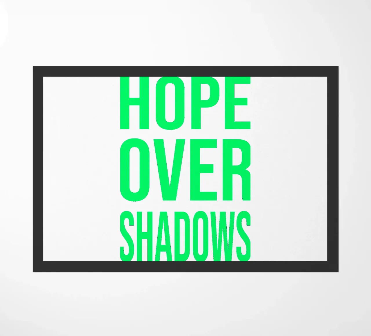 OVER Series- bold letters, brave values (5 colors) zerbino da OVER SERIES