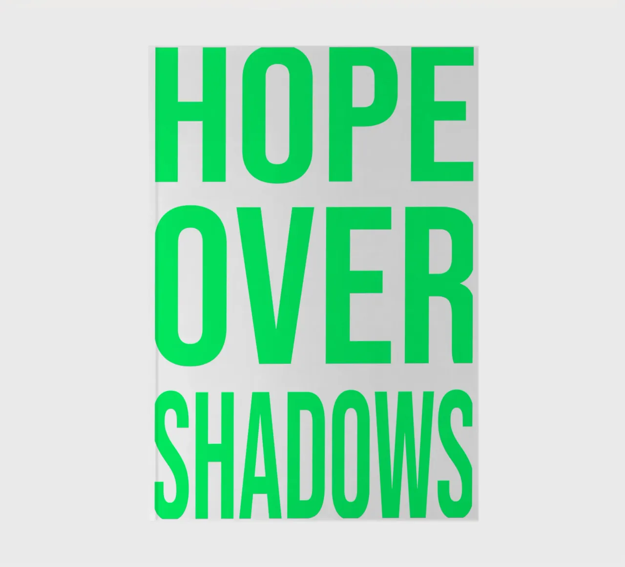 OVER Series- bold letters, brave values (5 colors) diario da OVER SERIES