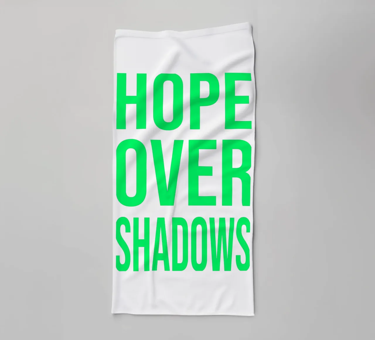 OVER Series- bold letters, brave values (5 colors) badhanddoek van OVER SERIES