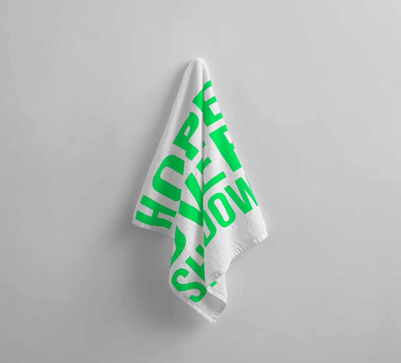 OVER Series- bold letters, brave values (5 colors) badhanddoek van OVER SERIES