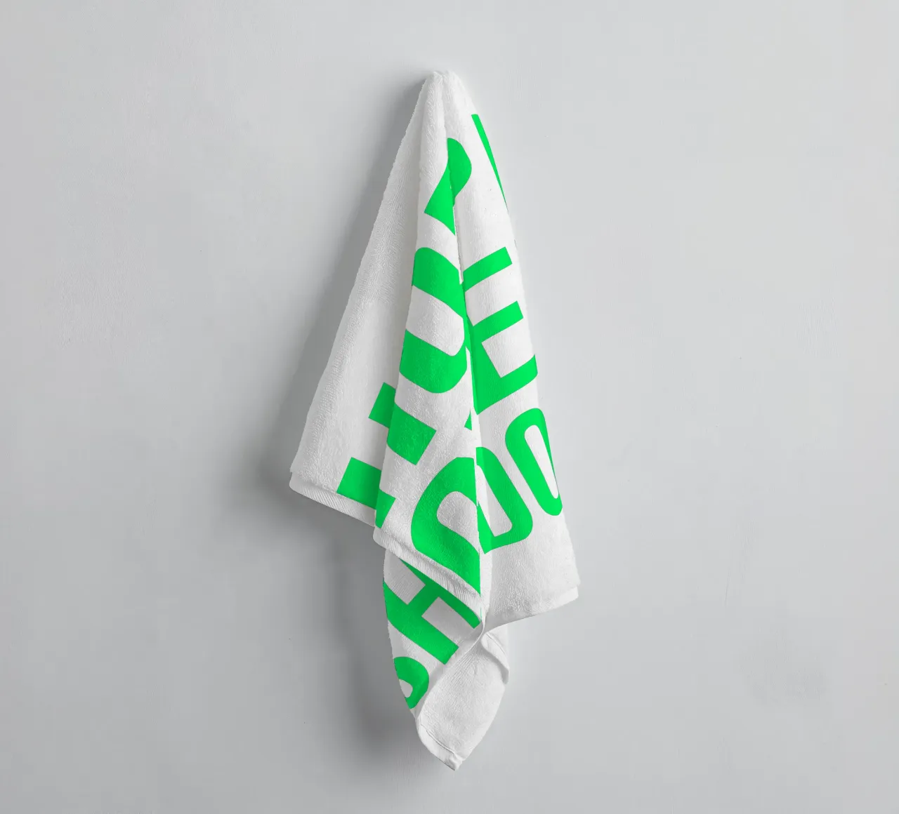 OVER Series- bold letters, brave values (5 colors) badhanddoek van OVER SERIES