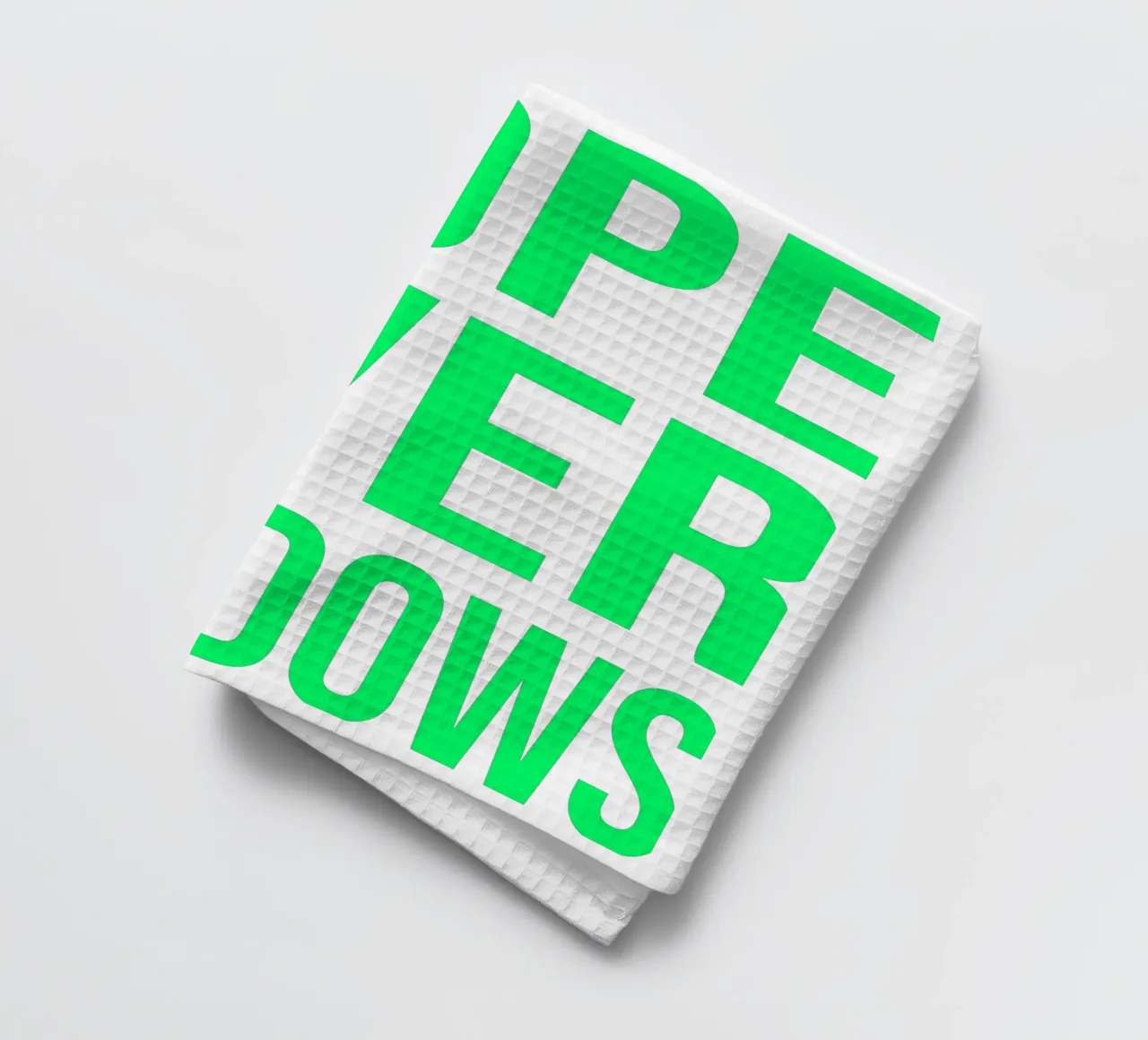 OVER Series- bold letters, brave values (5 colors) torchon de OVER SERIES