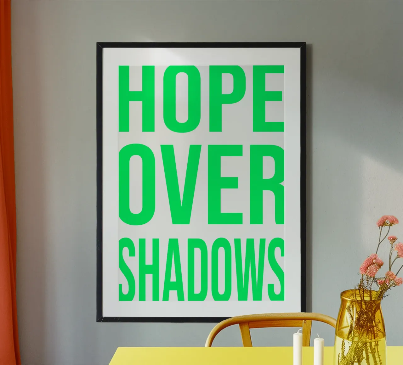 OVER Series- bold letters, brave values (5 colors) poster da OVER SERIES