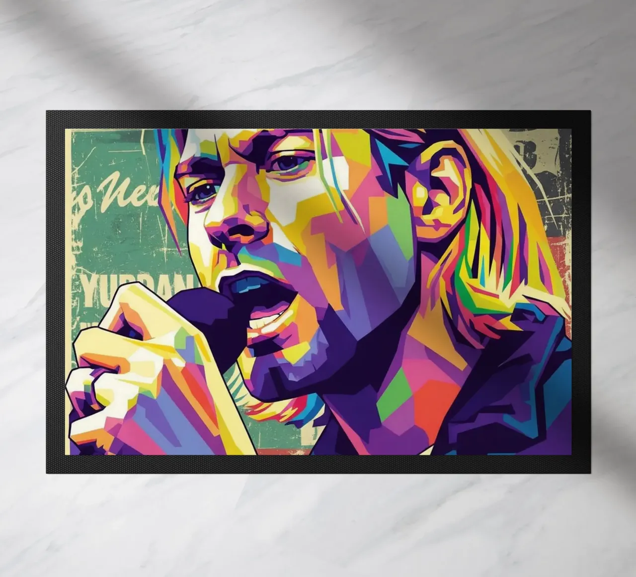 Kurt Cobain pop art zerbino da Hantamrata