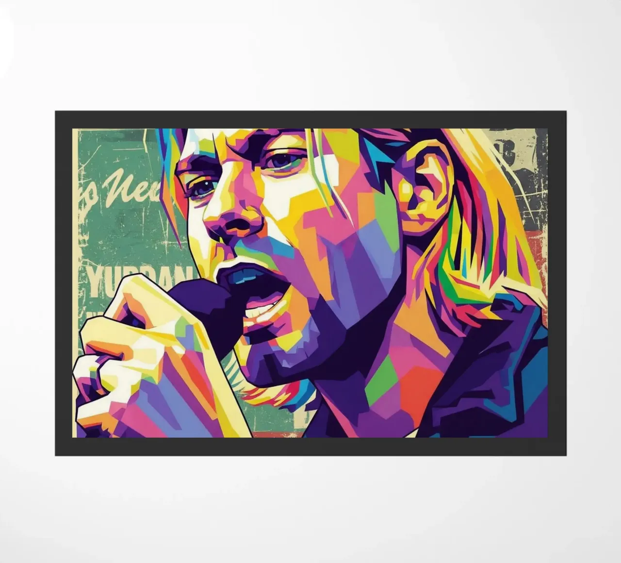 Kurt Cobain pop art zerbino da Hantamrata