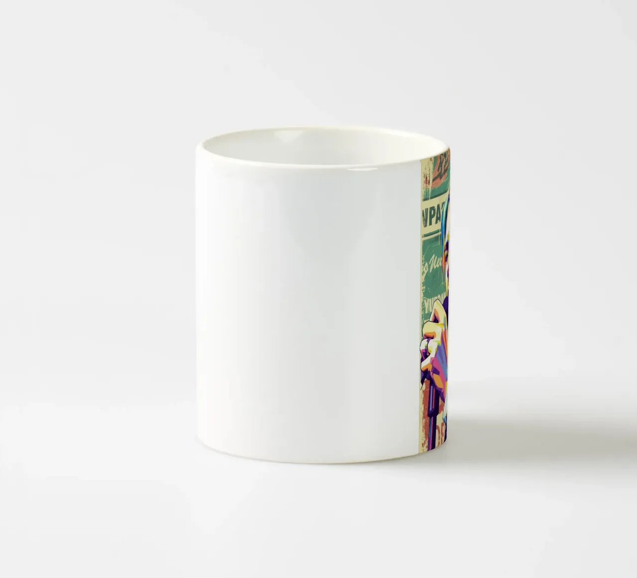 Kurt Cobain pop art tazza in ceramica da Hantamrata