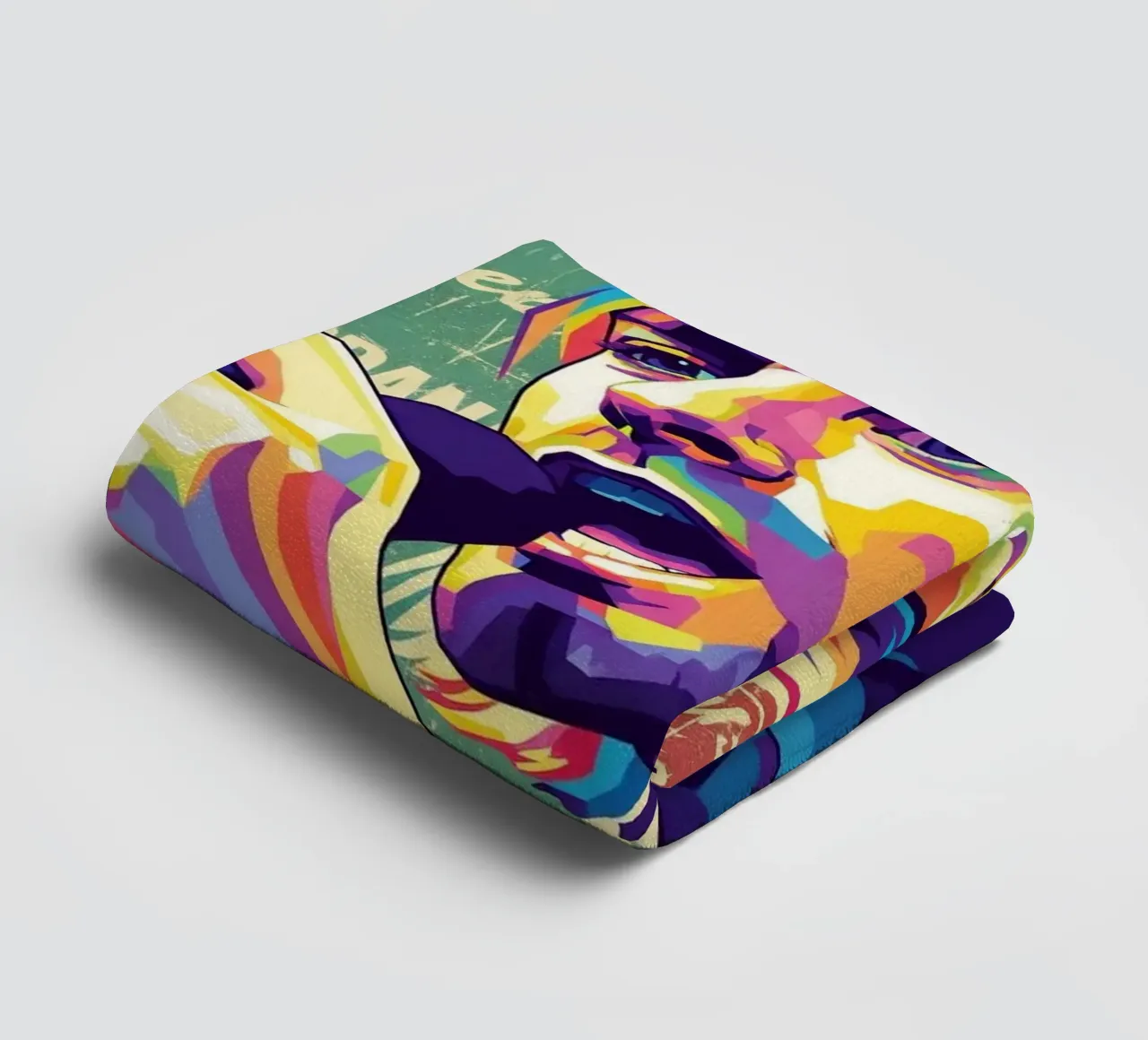 Kurt Cobain pop art asciugamano da bagno da Hantamrata