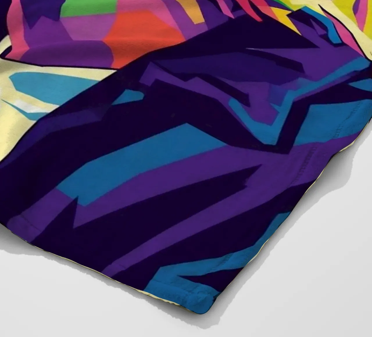 Kurt Cobain pop art coperta in pile da Hantamrata